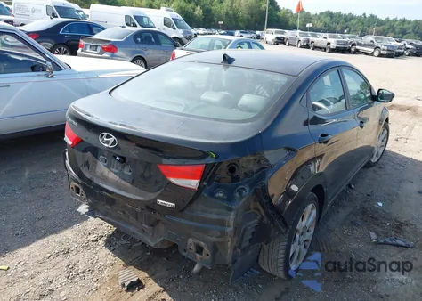 2013 Hyundai Elantra Limited z USA, uszkodzony, nr VIN KMHDH4AE3DU614403
